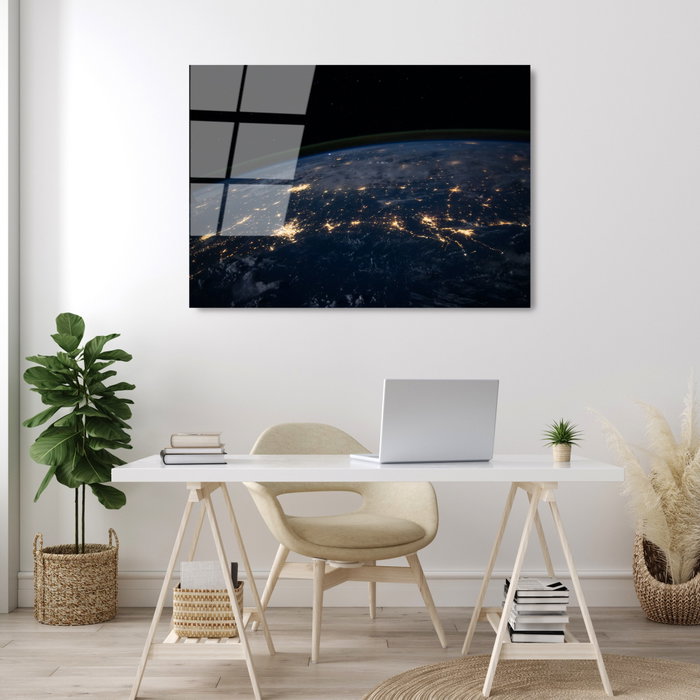 Wallity Pintura decorativa de vidrio templado UV-104 70 x 100 cm Multicolor
